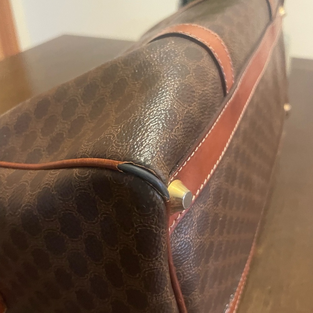 Celine Vintage Macadam Canvas Boston Bag - Picture 10 of 16